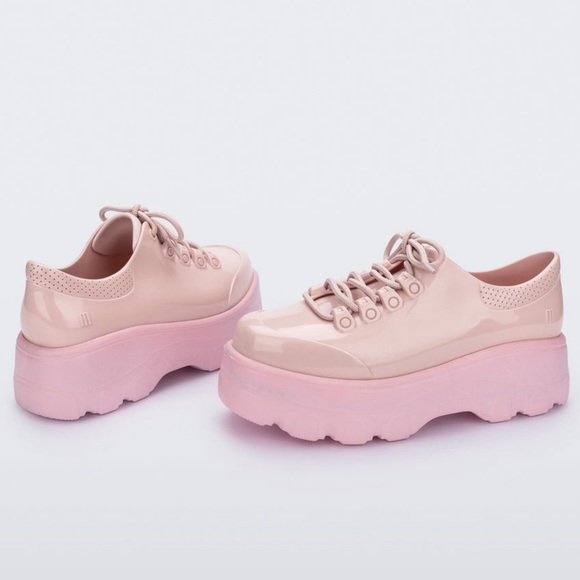 NWOB Melissa Kick Off Pink Platform Chunky Sneaker Women’s Size 10